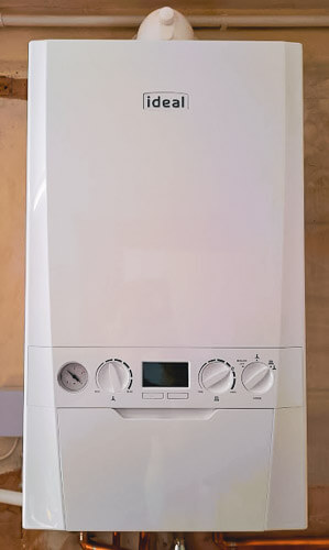 Newly fitted ideal boiler for home central heating